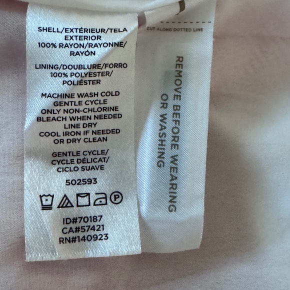 Loft Pinstriped Lined Tunic Size Large - Picture 3 of 3